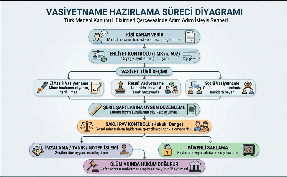 Vasiyetname Nasıl Hazırlanır? Vasiyetname Hazırlama Rehberi