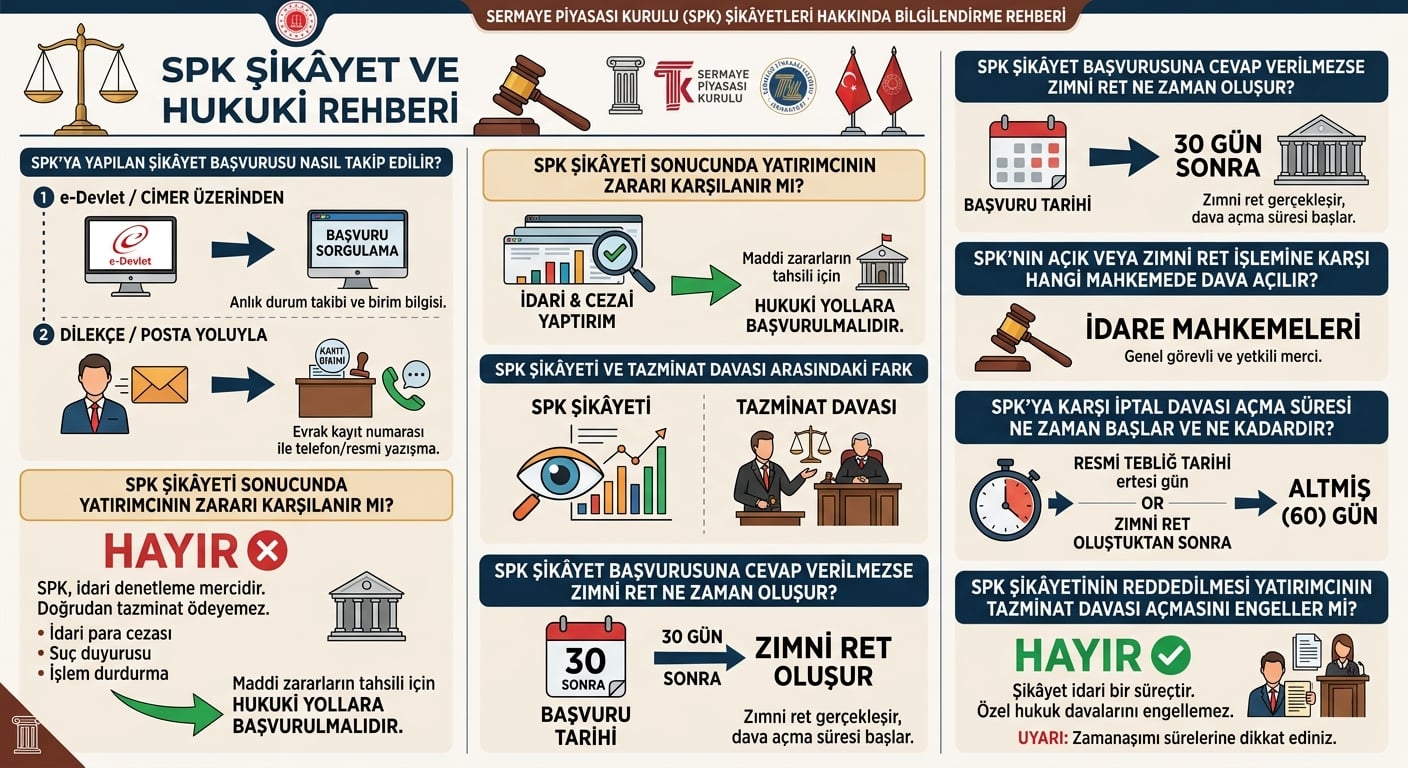 SPK'ya Şikayet Başvurusu